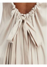 Max Mara Beachwear Sukienka codzienna 2616221039650 Beżowy Regular Fit. Okazja: na co dzień. Kolor: beżowy. Materiał: bawełna. Typ sukienki: proste. Styl: casual #5