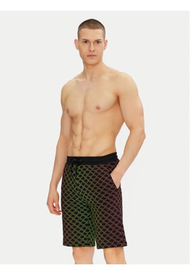 Karl Lagerfeld - KARL LAGERFELD Szorty sportowe 705401 552917 Czarny Regular Fit. Kolor: czarny. Materiał: bawełna. Styl: sportowy