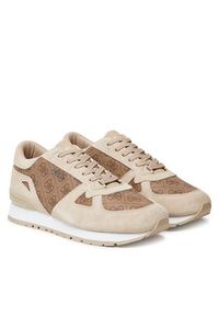 Guess Sneakersy FMTTRE ELL12 Beżowy. Kolor: beżowy. Materiał: zamsz, skóra #4