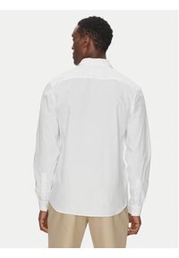 Lacoste Koszula CH5620 Biały Slim Fit. Kolor: biały. Materiał: bawełna #3