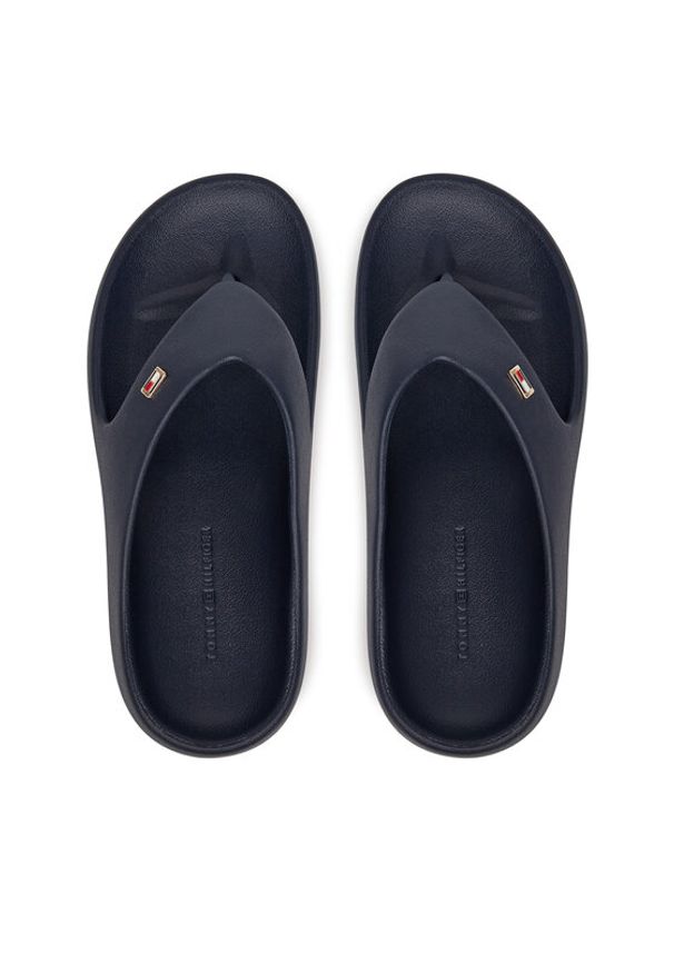 TOMMY HILFIGER - Tommy Hilfiger Japonki Th Comfort Beach Sandal FW0FW08522 Granatowy. Kolor: niebieski