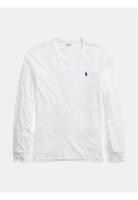 Polo Ralph Lauren Longsleeve Classics 710671468004 Biały Custom Slim Fit. Typ kołnierza: polo. Kolor: biały. Materiał: bawełna. Długość rękawa: długi rękaw