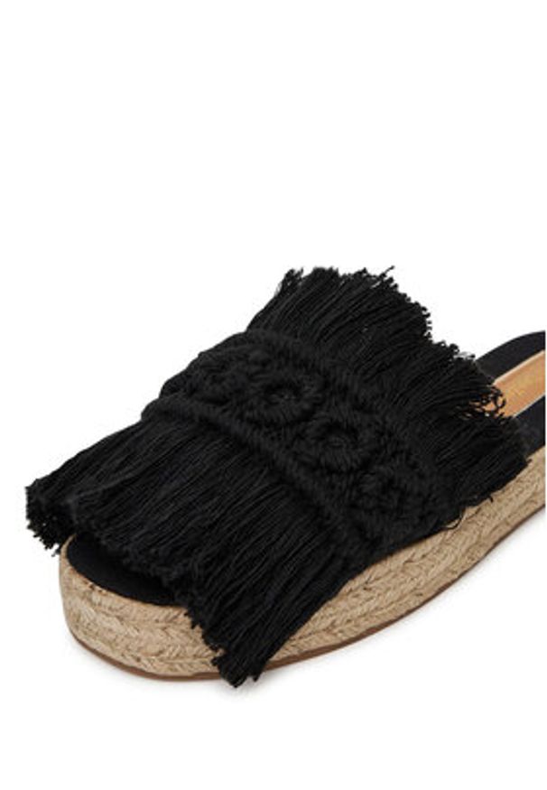 DeeZee Espadryle S294 Czarny. Kolor: czarny. Materiał: materiał