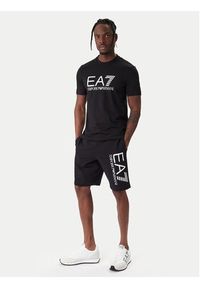 EA7 Emporio Armani Szorty sportowe 7M001414 AF22266 UC001 Czarny Regular Fit. Kolor: czarny. Materiał: bawełna. Styl: sportowy #4
