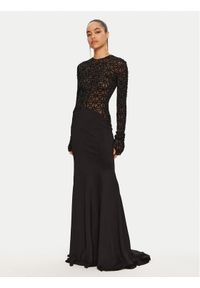 Elisabetta Franchi Sukienka wieczorowa Red Carpet AB65947E2 Czarny Regular Fit. Kolor: czarny. Materiał: syntetyk. Styl: wizytowy