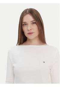 TOMMY HILFIGER - Tommy Hilfiger Bluzka New Cody WW0WW40589 Écru Slim Fit. Materiał: bawełna #2