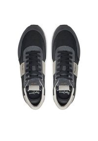 Pepe Jeans Sneakersy PMS60020 Czarny. Kolor: czarny. Materiał: zamsz, skóra #5