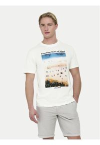Only & Sons T-Shirt Kolton 22028735 Biały Regular Fit. Kolor: biały. Materiał: bawełna #1