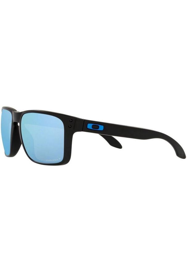 Oakley - Okulary przeciwsłoneczne z polaryzacją Holbrook XL - czarne. Kolor: wielokolorowy, niebieski, czarny