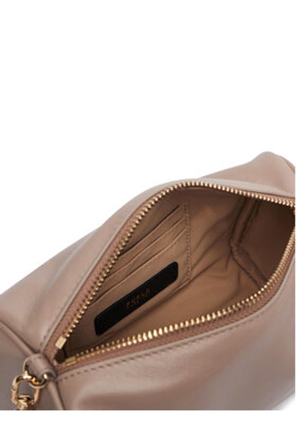 Furla Torebka Talia Mini WE00922 BX2269 CN 4488S Szary. Kolor: szary. Materiał: skórzane