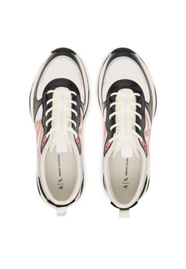 Armani Exchange Sneakersy XDX039 XV311 MZ287 Écru. Materiał: materiał