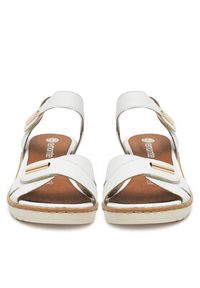 Remonte Sandały CEO-R6266-80 Biały. Kolor: biały. Materiał: skóra #7