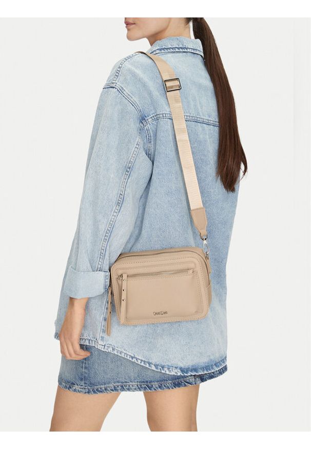 DeeZee Torebka DZE-S-012-07 Beżowy. Kolor: beżowy. Materiał: skórzane