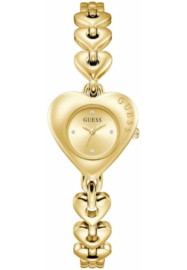 Zegarek damski Guess GW0992L2 CYRKONIE złoty. Kolor: złoty