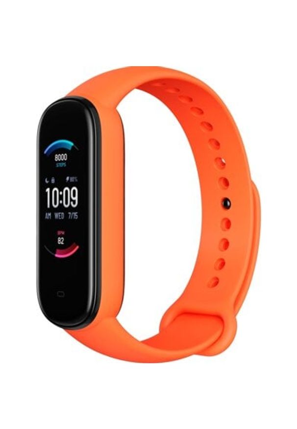 Smartband AMAZFIT Band 5 Pomarańczowy. Kolor: pomarańczowy. Styl: sportowy