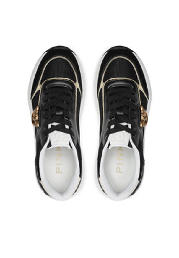 Pinko Sneakersy Gem 01 SS0019 P027 Czarny. Kolor: czarny. Materiał: materiał