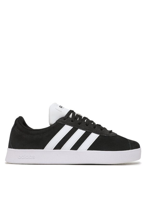 Adidas - adidas Sneakersy VL Court 2.0 DA9853 Czarny. Kolor: czarny. Materiał: skóra