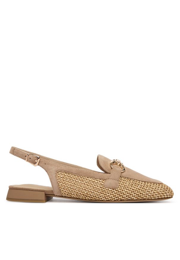 Baleriny Caprice. Kolor: brązowy