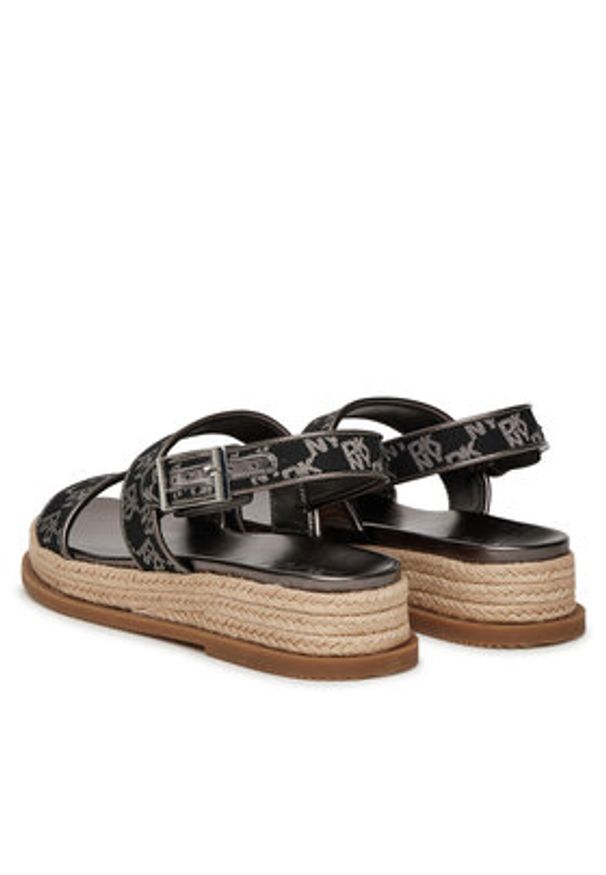 DKNY Espadryle Bernae K1598945 Czarny. Kolor: czarny. Materiał: materiał