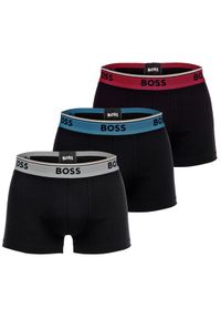 BOSS Komplet 3 par bokserek 50531684 Czarny. Kolor: czarny. Materiał: bawełna