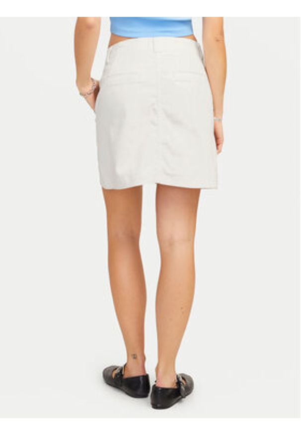 JJXX Spódnica mini Kendal 12266762 Écru Regular Fit. Materiał: bawełna
