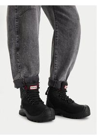 Hunter Półbuty HUNTER-SS-08 W Czarny. Kolor: czarny. Materiał: skóra, nubuk #9