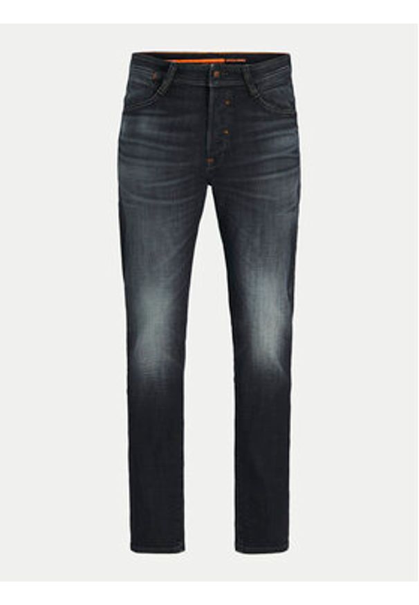 Jack & Jones Jeansy Mike 12263530 Granatowy Tapered Fit. Kolor: niebieski