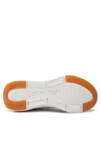 Calvin Klein Sneakersy Flexi Runner Lace Up HW0HW01215 Biały. Kolor: biały. Materiał: skóra #7