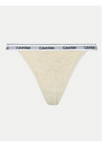 Calvin Klein Underwear Figi klasyczne 000QD5215E Beżowy. Kolor: beżowy. Materiał: bawełna #5