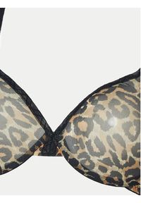 Gossard Biustonosz z fiszbiną Glossies Leopard 13101 Brązowy. Kolor: brązowy. Materiał: syntetyk