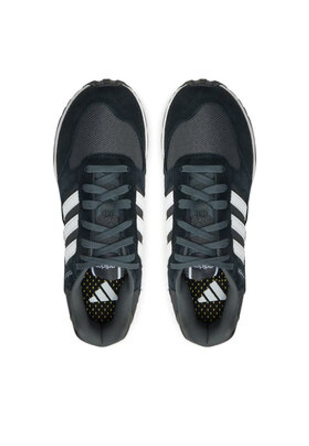 Adidas - adidas Sneakersy Run 80s ID1260 Czarny. Kolor: czarny. Materiał: skóra, zamsz. Sport: bieganie