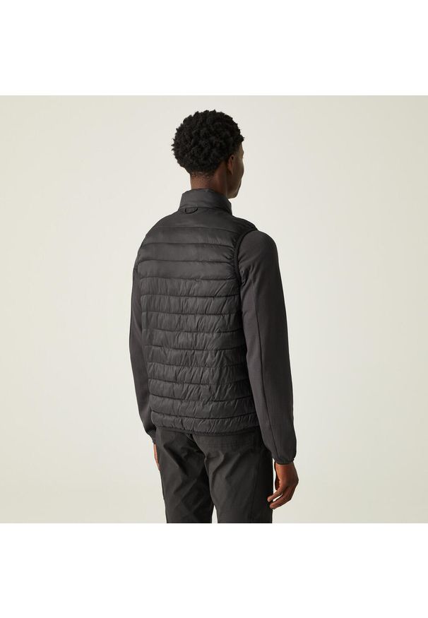 Regatta - Kamizelka męska Hillpack II. Kolor: czarny. Materiał: poliamid. Sport: turystyka piesza