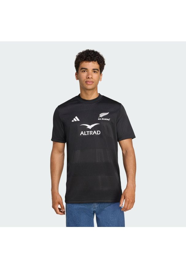 Adidas - Koszulka All Blacks Supporter. Kolor: czarny. Sport: piłka nożna