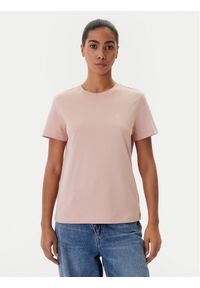 Calvin Klein Jeans T-Shirt Monogram LV047B224G Koralowy Regular Fit. Kolor: pomarańczowy. Materiał: bawełna #1