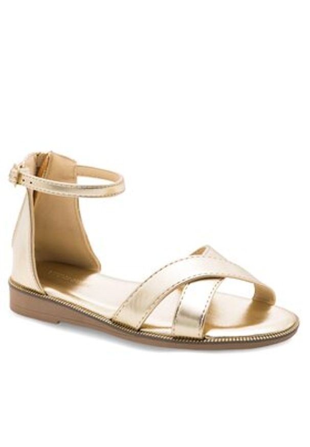 Jenny Fairy Sandały WYL04006-1 Złoty. Kolor: złoty. Materiał: syntetyk