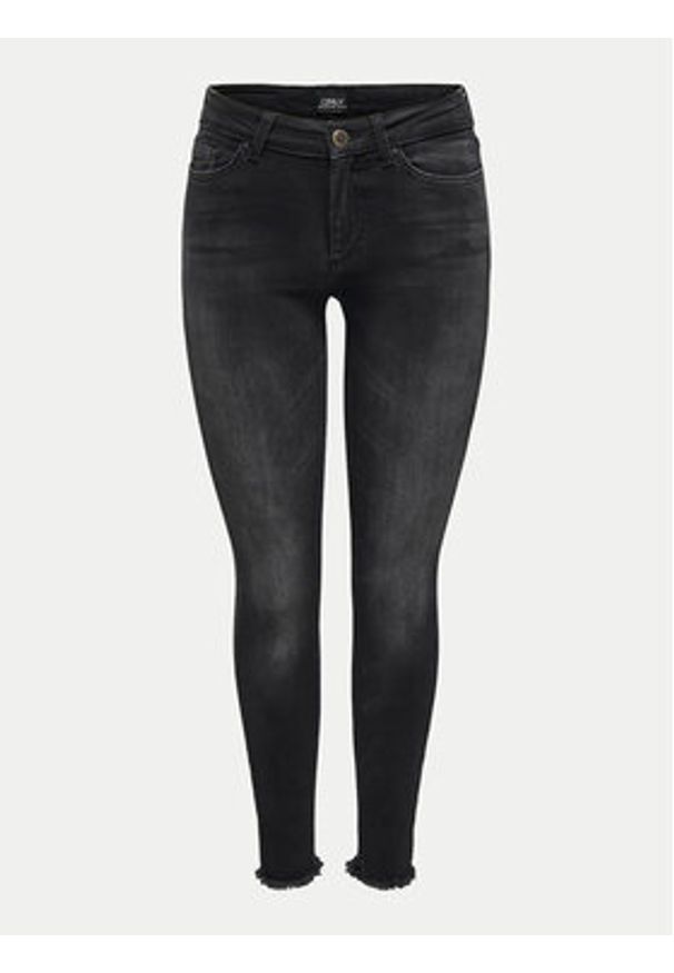 only - ONLY Jeansy Blush 15157997 Czarny Skinny Fit. Kolor: czarny