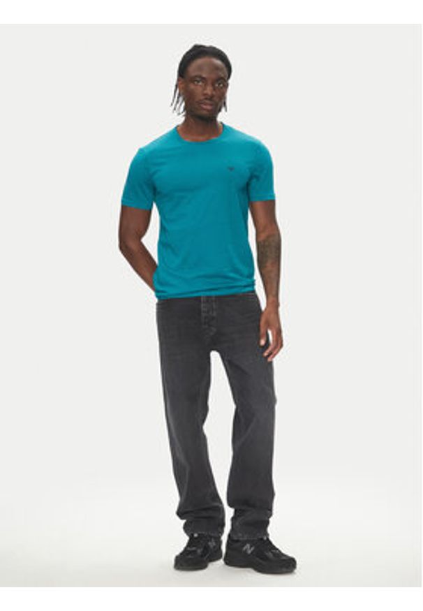 Emporio Armani Underwear Komplet t-shirtów EM000391 AF10800 MB144 Kolorowy Regular Fit. Materiał: bawełna. Wzór: kolorowy