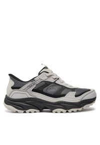 skechers - Skechers Trekkingi Slip-ins Vigor AT 237744/GYBK Szary. Kolor: szary. Materiał: skóra. Sport: turystyka piesza #1