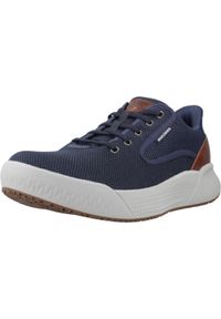 skechers - Kapcie SKECHERS SLIP-INS CYRUS SHAW Niebieski. Kolor: niebieski. Materiał: tkanina