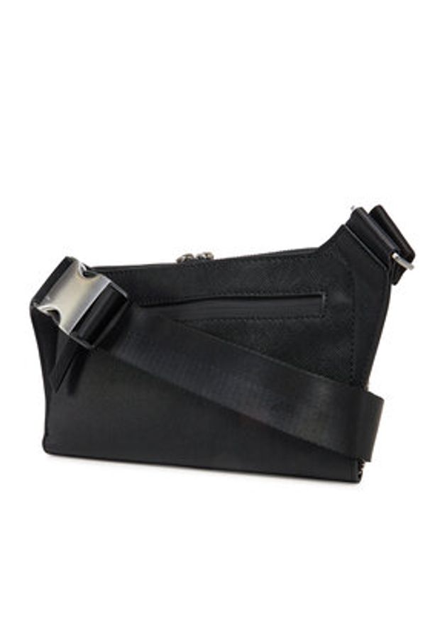 Guess Saszetka nerka HMMISA P5214 Czarny. Kolor: czarny. Materiał: skóra