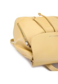 Wittchen - Damski plecak worek sznurowany. Kolor: żółty. Materiał: skóra ekologiczna. Styl: casual #5