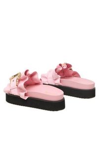 Versace Jeans Couture Klapki 74VA3SM5 71570 Różowy. Kolor: różowy. Materiał: skóra #4