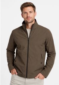 Volcano - Kurtka przejściowa J-SYLVAN. Okazja: na co dzień. Typ kołnierza: kołnierzyk stójkowy. Materiał: jeans, materiał. Wzór: gładki, napisy. Sezon: wiosna, lato. Styl: casual, klasyczny #1