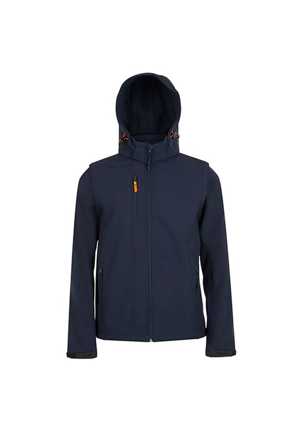 SOL'S - Kurtka Transformer Soft Shell Dla Dorosłych Unisex. Kolor: niebieski. Sport: turystyka piesza
