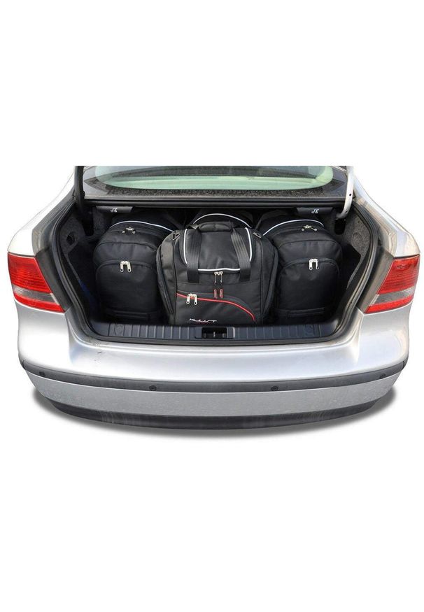 KJUST - Torby Do Bagażnika Saab 9-3 Sportsedan 2002-2014 4Szt Kjust. Kolor: czarny. Styl: sportowy