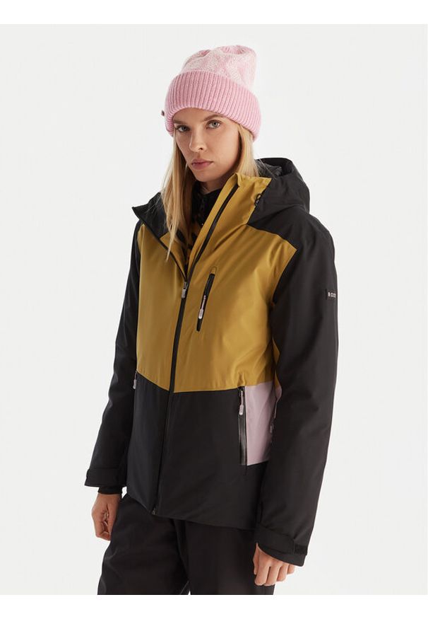 Roxy Kurtka narciarska Stormdash JK ERJTJ03520 Beżowy Tailored Fit. Kolor: beżowy. Materiał: syntetyk. Sport: narciarstwo