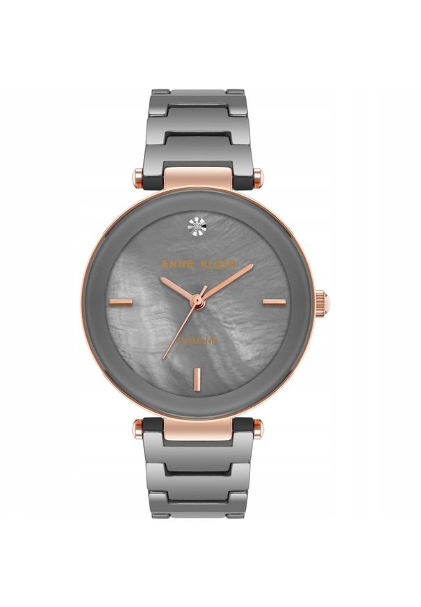 Zegarek damski Anne Klein AK-1018TPRG szary. Kolor: szary