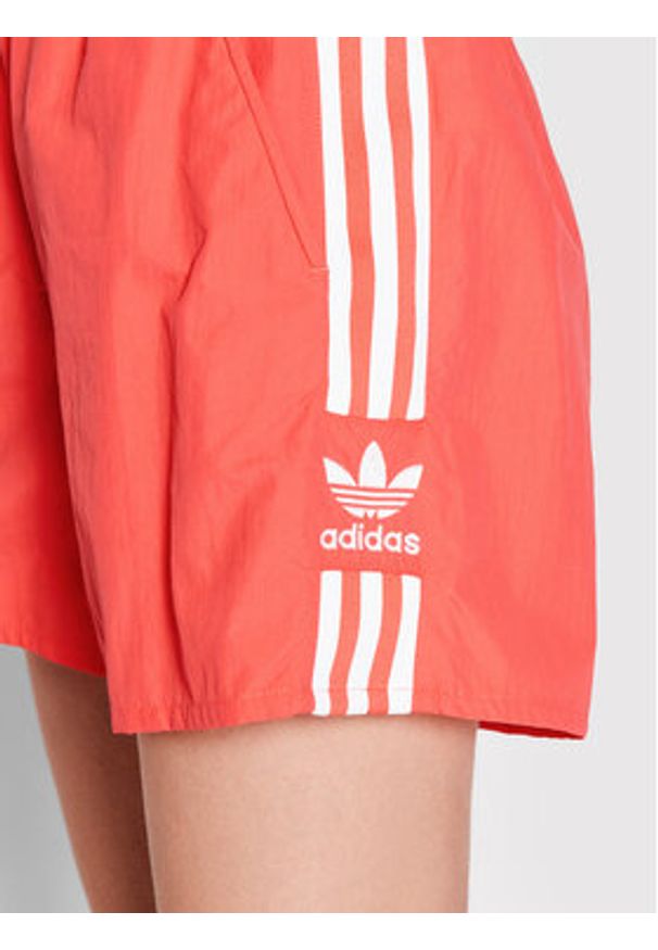 Adidas - adidas Szorty sportowe 3-Stripes HF7454 Różowy Regular Fit. Kolor: różowy. Materiał: syntetyk