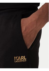Karl Lagerfeld - KARL LAGERFELD Spodnie dresowe 705782 561917 Czarny Regular Fit. Kolor: czarny. Materiał: bawełna #3