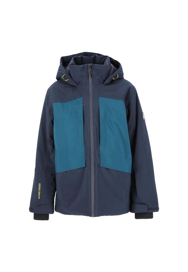 Dziecięca kurtka narciarska Whistler Kingland. Kolor: zielony, niebieski, wielokolorowy. Sport: narciarstwo